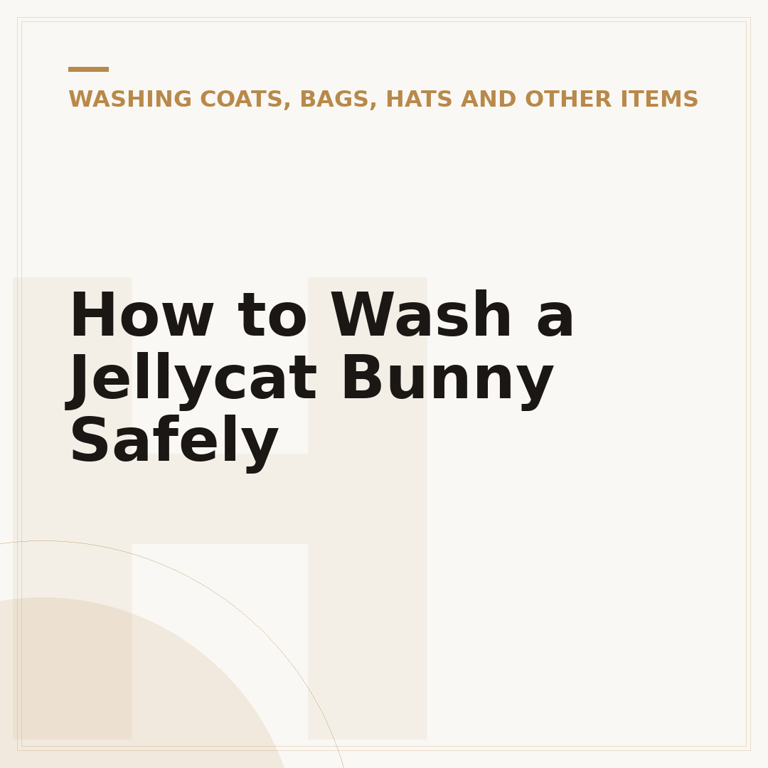 How to Wash a Jellycat Bunny Safely