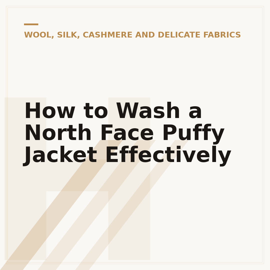 How to Wash a North Face Puffy Jacket Effectively